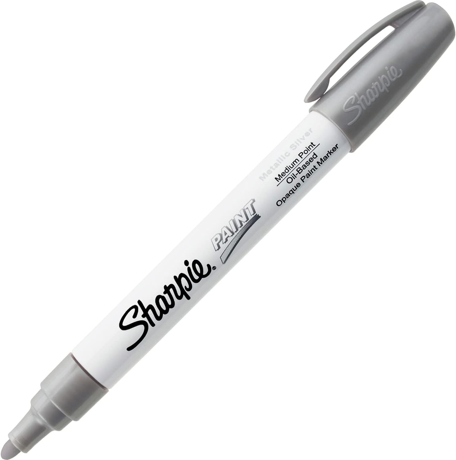 Sharpie® Permanent Paint Marker, Medium Point, Silver