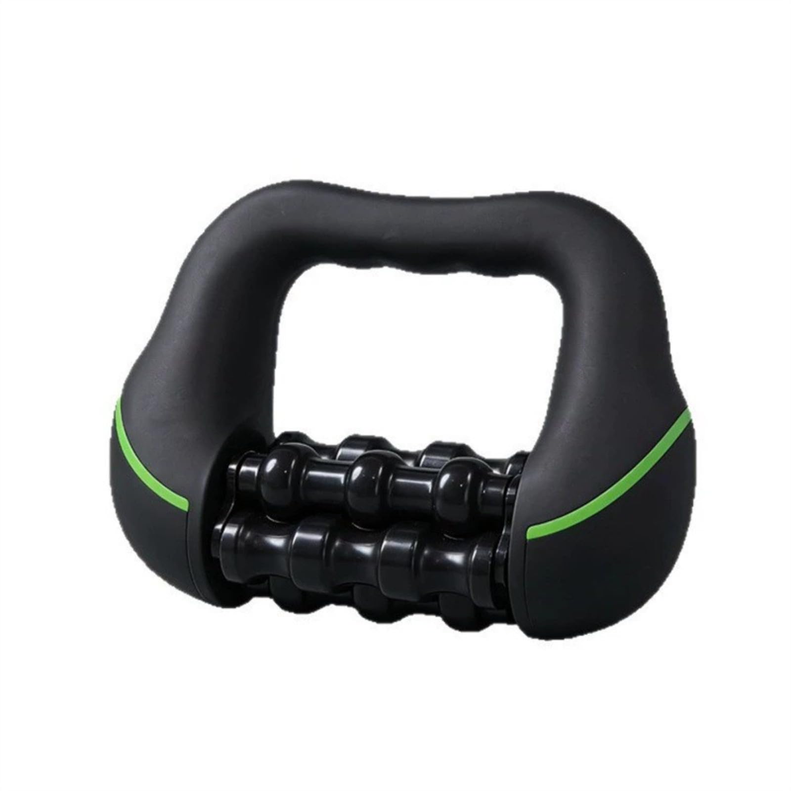 LCD Handheld 360 Rotating Roller Massager, 8 Adjustable Intensity Full Body Deep Tissue Muscle Soreness Relief Ergonomic U Grip Massage Instrument