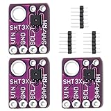 Digital Humidity Temperature Sensor Módulo RUIZHI SHT31-D Temperature Sensor und Feuchtigkeitssensor DC 2.4-5.5V Temperater und Humidity Sensoren IIC I2C Schnittstelle kompatibel mit Arduino(3 Stück)