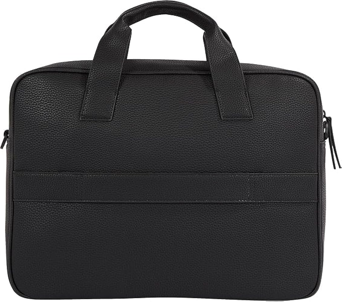 【美品】トミー・ヒルフィガー ブラック ビジネスバッグ　（laptop入ります） 美品】トミー・ヒルフィガー ブラック ビジネスバッグ （laptop