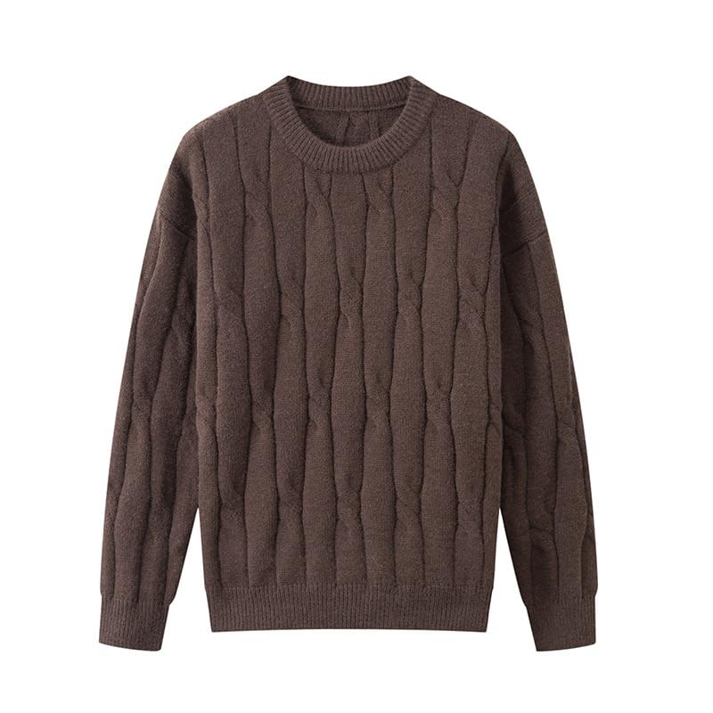 Long-Sleeved Men's Spring and Autumn Undershirt Knitted Sweaters for Couples.4