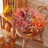 10 Bündel Künstliche Herbstblumen, Herbstblumen Künstlich Herbststrauß – Ansicht 7