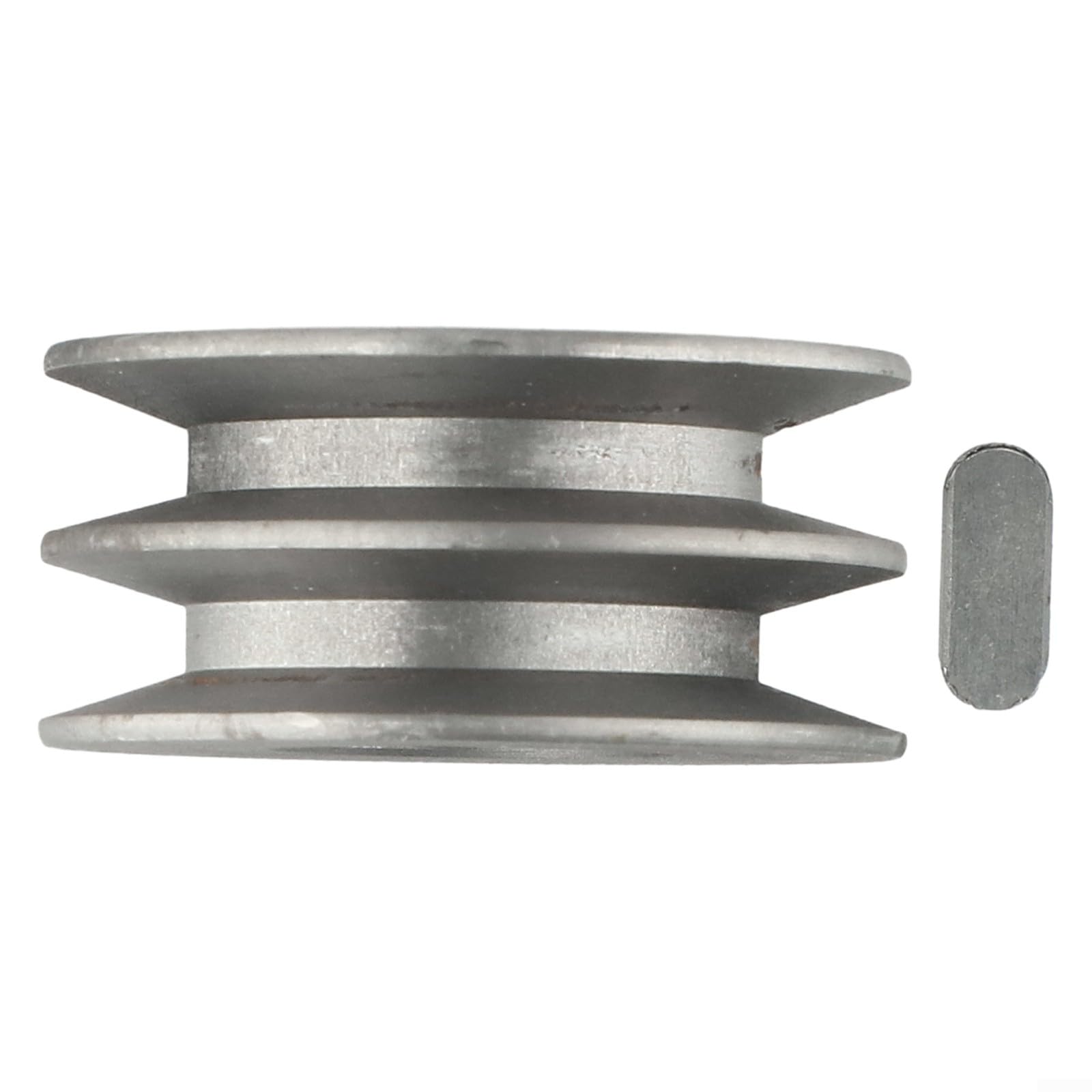 Polea de correa en V de hierro fundido, doble ranura 64x30x28mm para motor