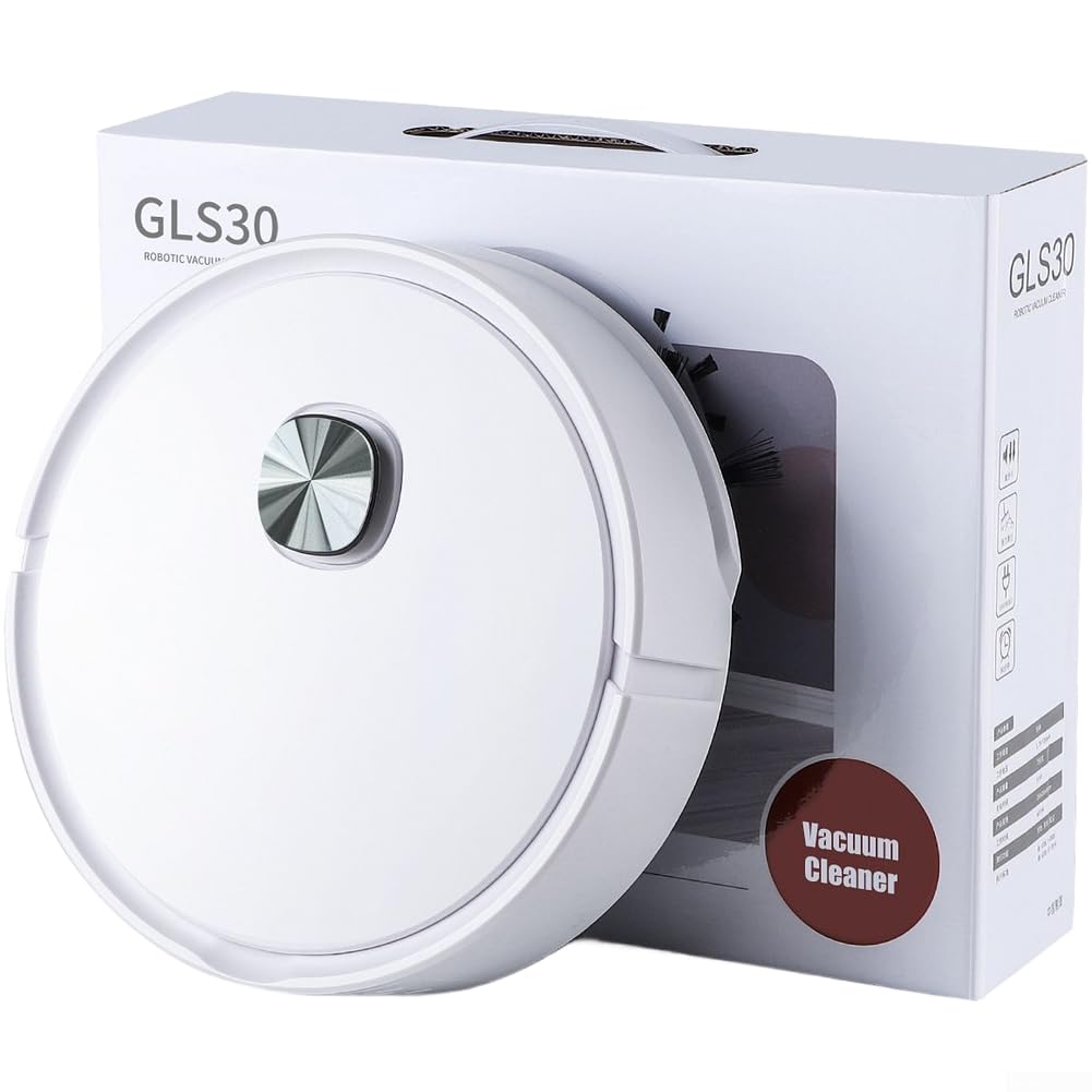 Aspirateur robot intelligent 3 en 1 ultra fin avec navigation pour sols durs