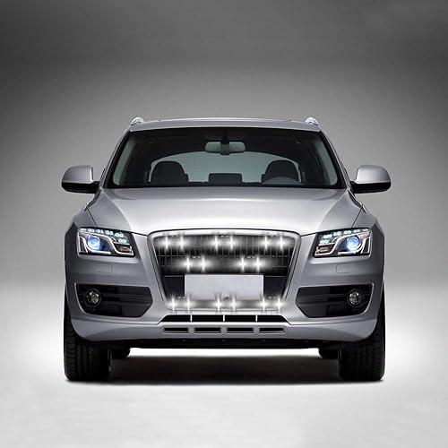 Miniatura 7 de Sidaqi Luces de Estrobo Blanco de 16LED para Parrilla, Luces de Destello de Policía para Tablero, Techo, Visera, Luces de Advertencia de Emergencia