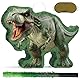WERNNSAI Dinosaurier Pinata – Dino Geburtstag Pinata Deko Junge Kinder Tyrannosaurus Rex Piñata mit Augenbinde Stab Dinosaurier Geburtstagsparty Dekoration Lustige Kindergeburtstag Karneval Spiele
