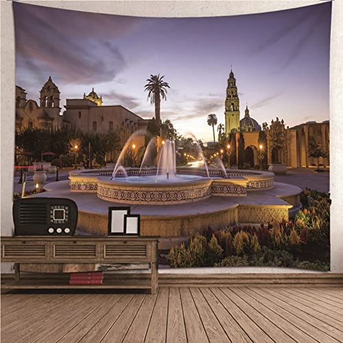 Tapisserie Isdreem grand format 260x240 cm multicolore en tissu pour habiller un mur