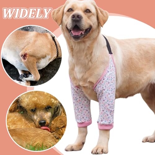 Recovery Sleeve Hund, Ellenbogenschutz für Hunde, Ellbogenschoner für Hunde, Hund Chirurgie Erholung Recovery Sleeve für Vorderbeine, Kniebandage Arthrose für Hunde