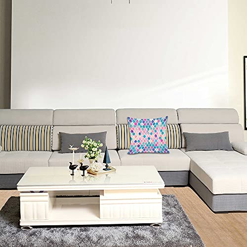 Farbenfroher Kissenbezug mit marokkanischem Muster, Kissenbezug für Sofa, Couch, Auto, Innen- und Außenbereich – Bild 7