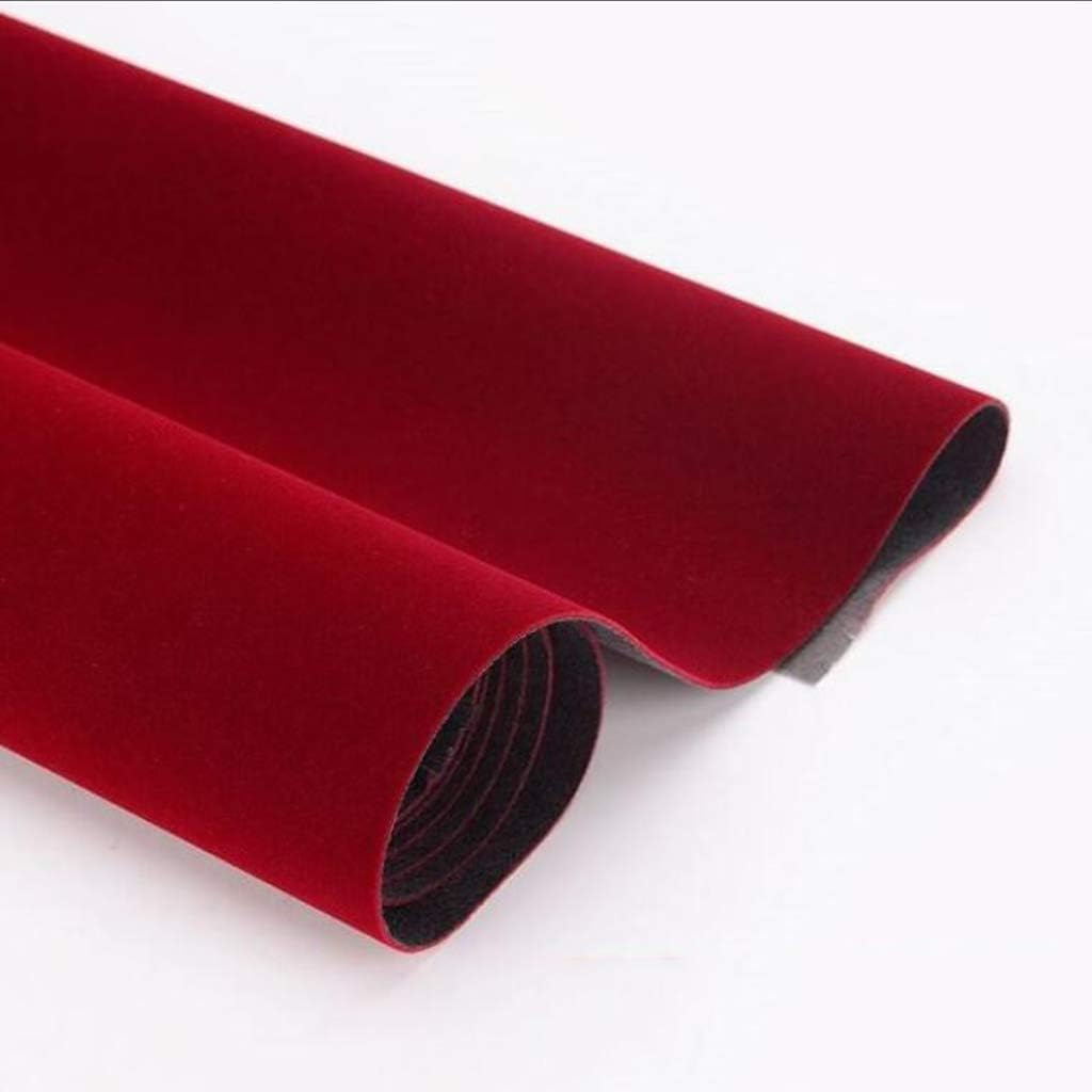 ZZFF Self Adhesive Velvet Contact Paper,Solid Color Peel and Stick Wallpaper,DIY