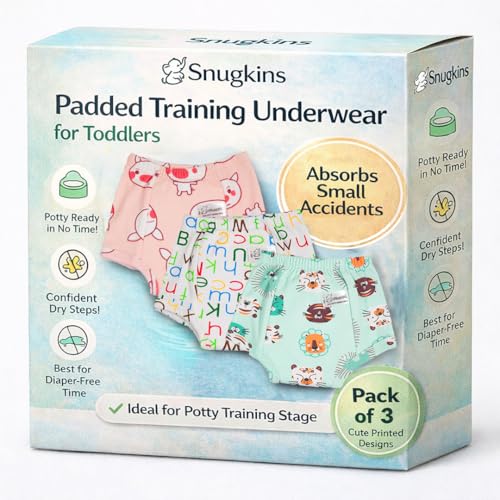 Image of SNUGKINS - Snug Potty Training Pull-up Pants for Babies /Toddlers /Kids. Reusable Potty Training Padded Underwear