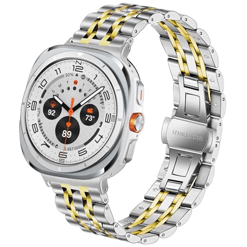 Bracelet Galaxy Watch Ultra 47mm acier solide anti-irritation DEALELE