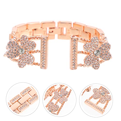 Correa de reloj de la suerte parte del reloj pulsera de metal de acero inoxidable UKCOCO 3