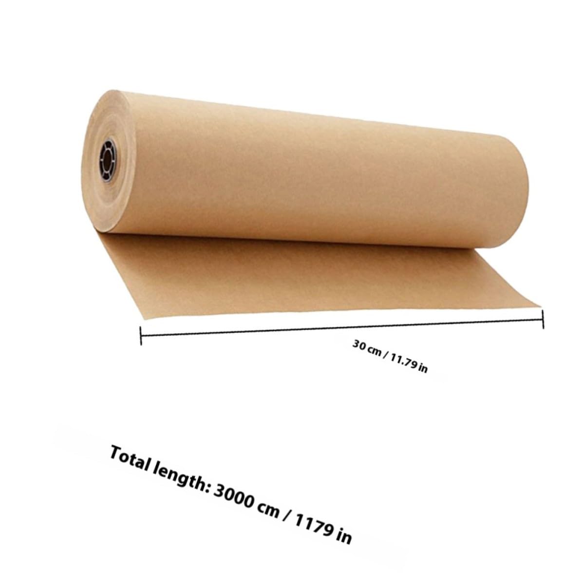Papier Présent Kraft Halloween, Papier Emballage Présent, 2 Rouleaux