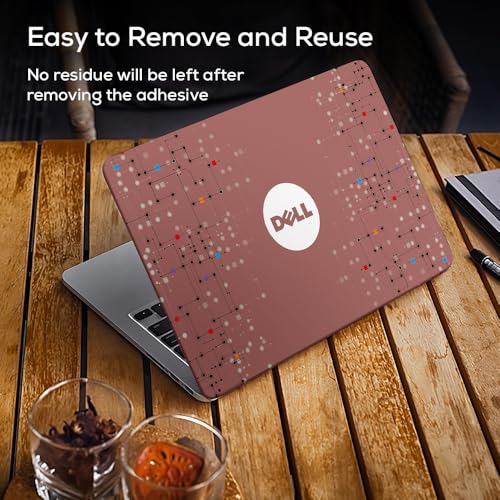 Image of Galaxsia Pattern D018 Top+Wrist Pad Vinyl Laptop Skin /Sticker /Cover Upto 15.6 Inches Laptops Laminated-Removable-HD Quality Compatible for Hp-Dell-Sony-Lenovo-Asus etc.(15x10 Inches)