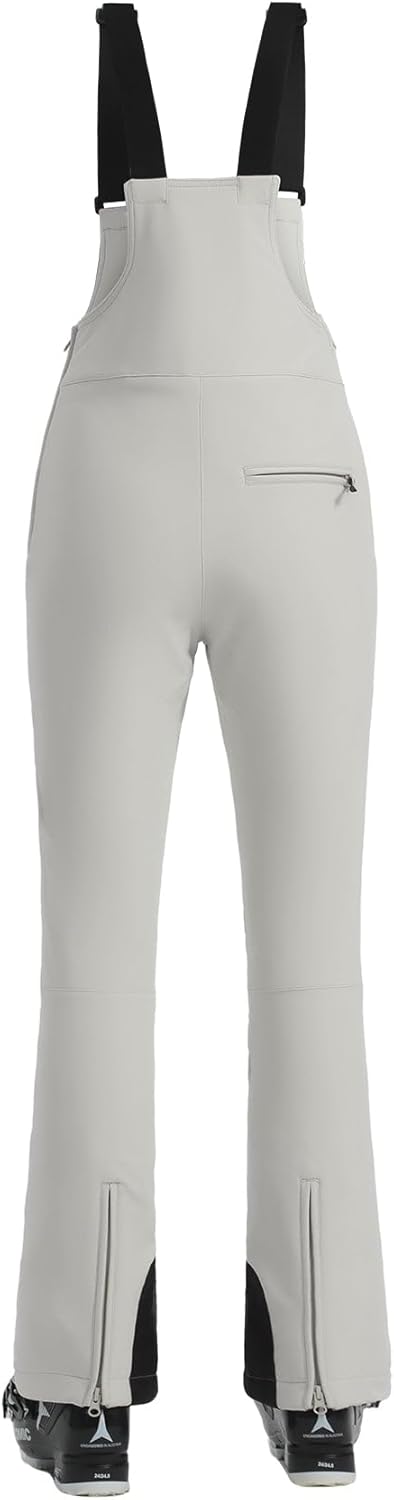 GSOU SNOW Womens Ski Bibs Snow Pants Snowboard Slim Overalls Insulated Waterproof Windproof Warm Winter - Image 3