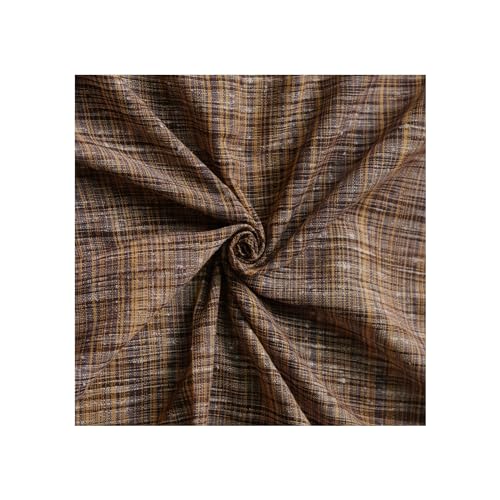 Image of Cotton Fabric Material for Men and Women (3.5 Meter, Coffee)