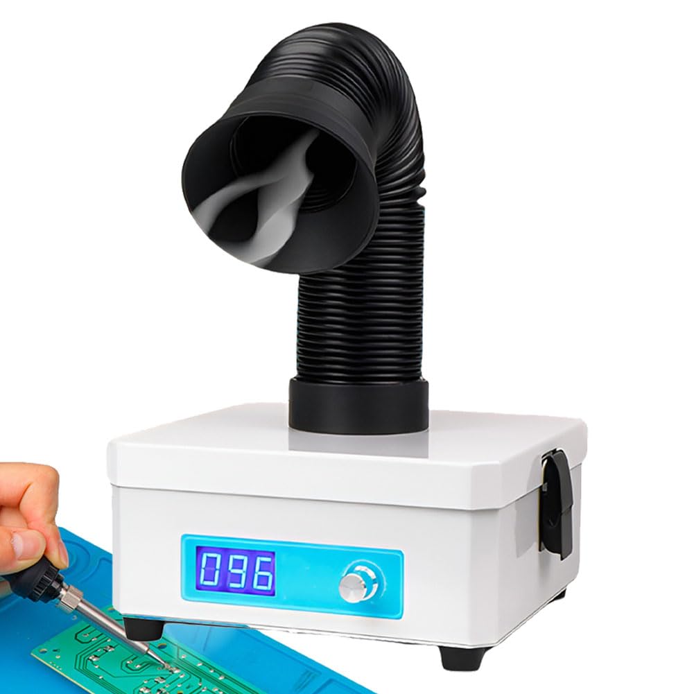 Extractor de humos para soldadura con triple filtro que elimina gases nocivos