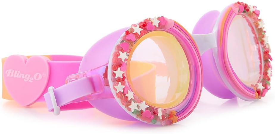 Bling2o Pink Berry Cupcake Sprinkles Swim Goggles for Kids