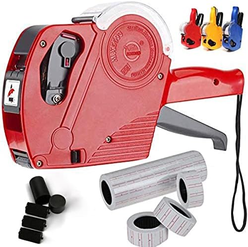 Amazon.com : 8 Digits Price Numerical Tag Gun Label Maker ...