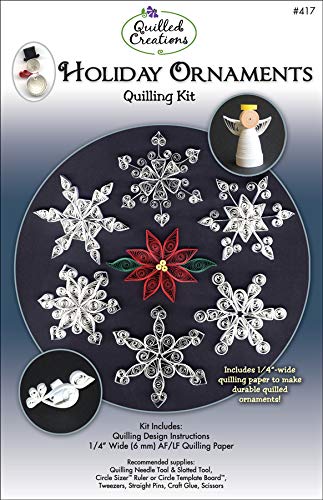 Quilled Creations Holiday Ornaments Quilling Kit