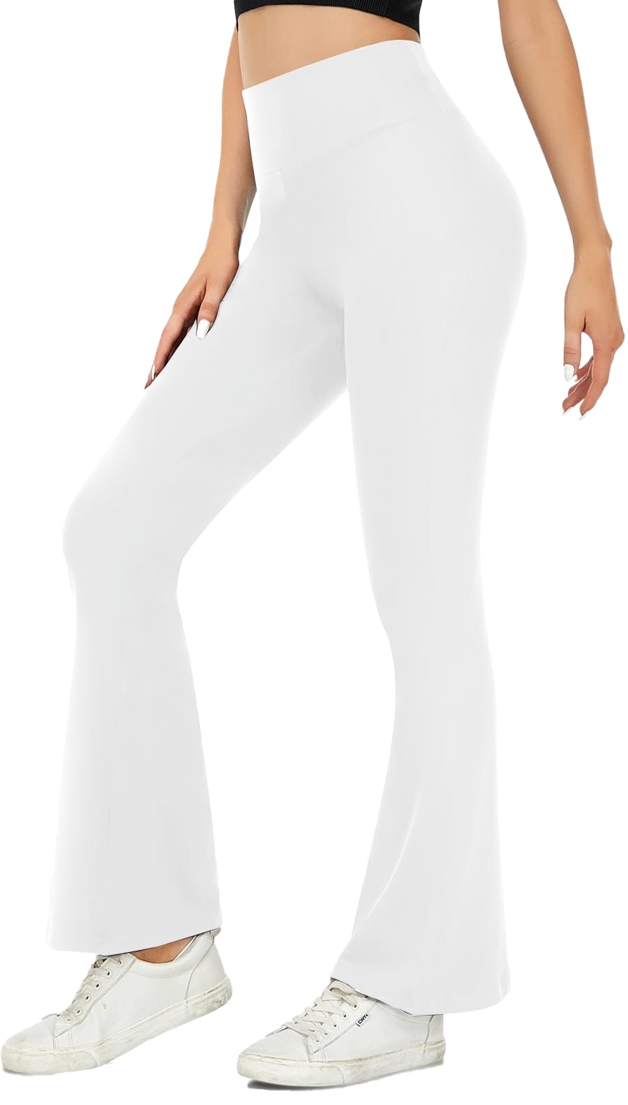ACTINPUT Yogahose Damen Flared Leggings Blickdicht Schlaghose Sporthose Bootcut Jogginghose Fitnesshose Jazzpants