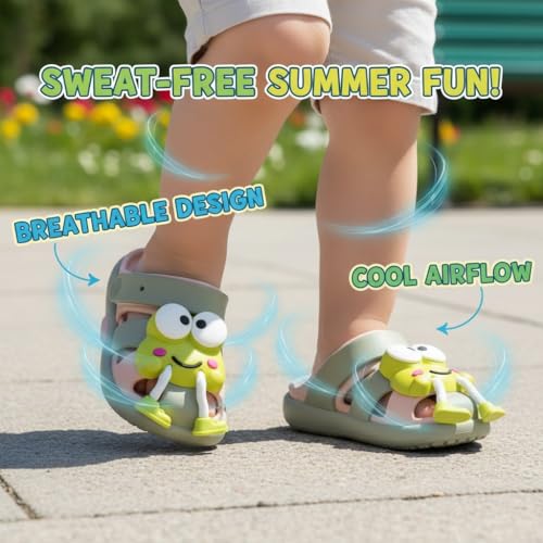 Image of GLJ Unisex Kids Comfort Sandal for Kid Boy & Girl, Age 1-5 Years, 1150