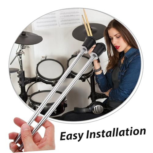 Support pour batterie robuste GALPADA en métal durable pour jambes de percussion stables