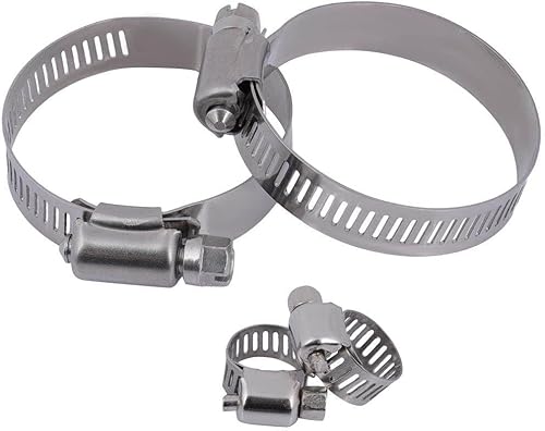 Miniatura 4 de SCITOO Abrazaderas de manguera de radiador de aceite de 0.315-0.394 in 1.063-2.008 in Reemplazo universal 4pcs