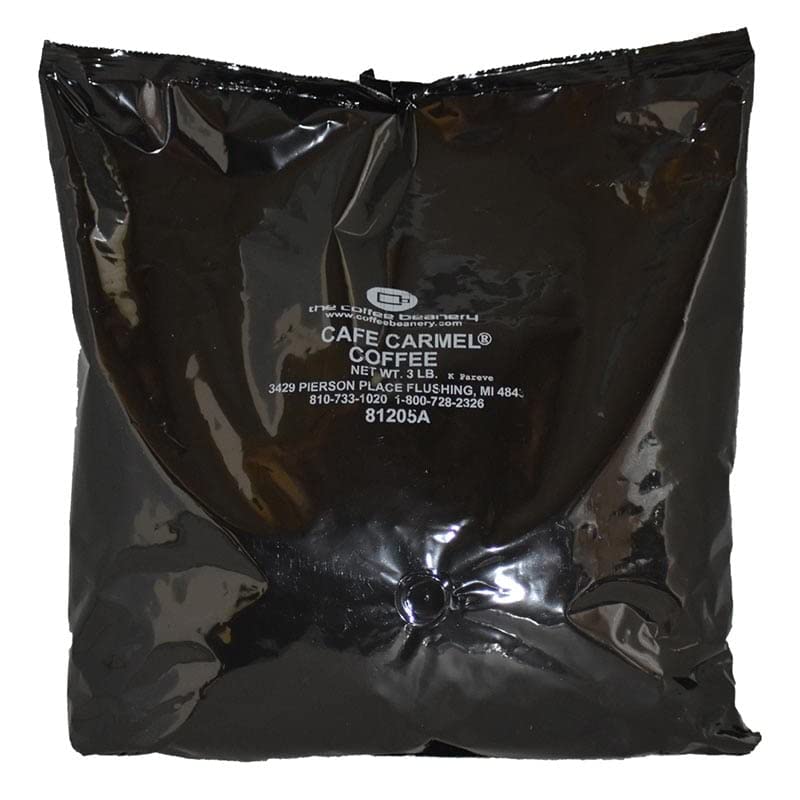 Caramel Vanilla Latte Flavored Coffee, Specialty Arabica Coffee, Medium Roast, 3LB, Fine