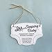 Small Baby Sleeping Hanging Sign,Do Not Knock Or Ring The Bell, Door Hanger for Baby Room, Nursery, Front Door (diaper)