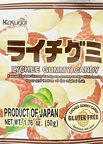 Kasugai Gummy Candy, Lychee, 1.76 oz