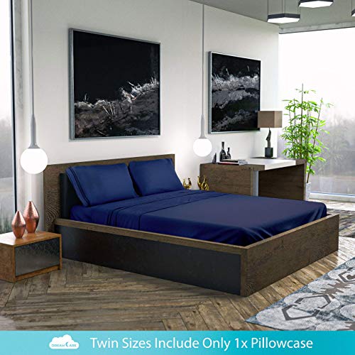 image for DREAMCARE Deep Pocket Sheets Microfiber Sheets Bed Sheets Set 4 Piece 