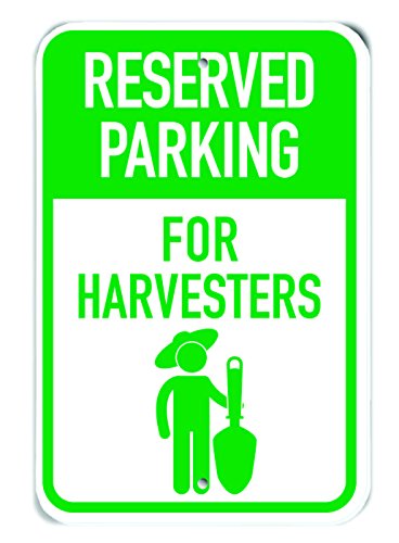 Panneau Harvester Green en aluminium rigide résistant aux UV 30x45cm