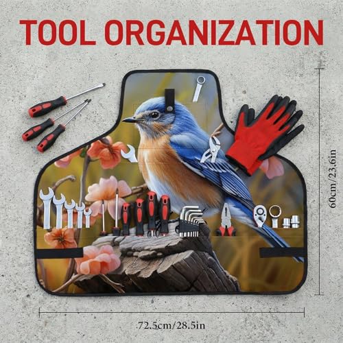 Delantal de trabajo FodPand con 8 bolsillos negro miniatura 2