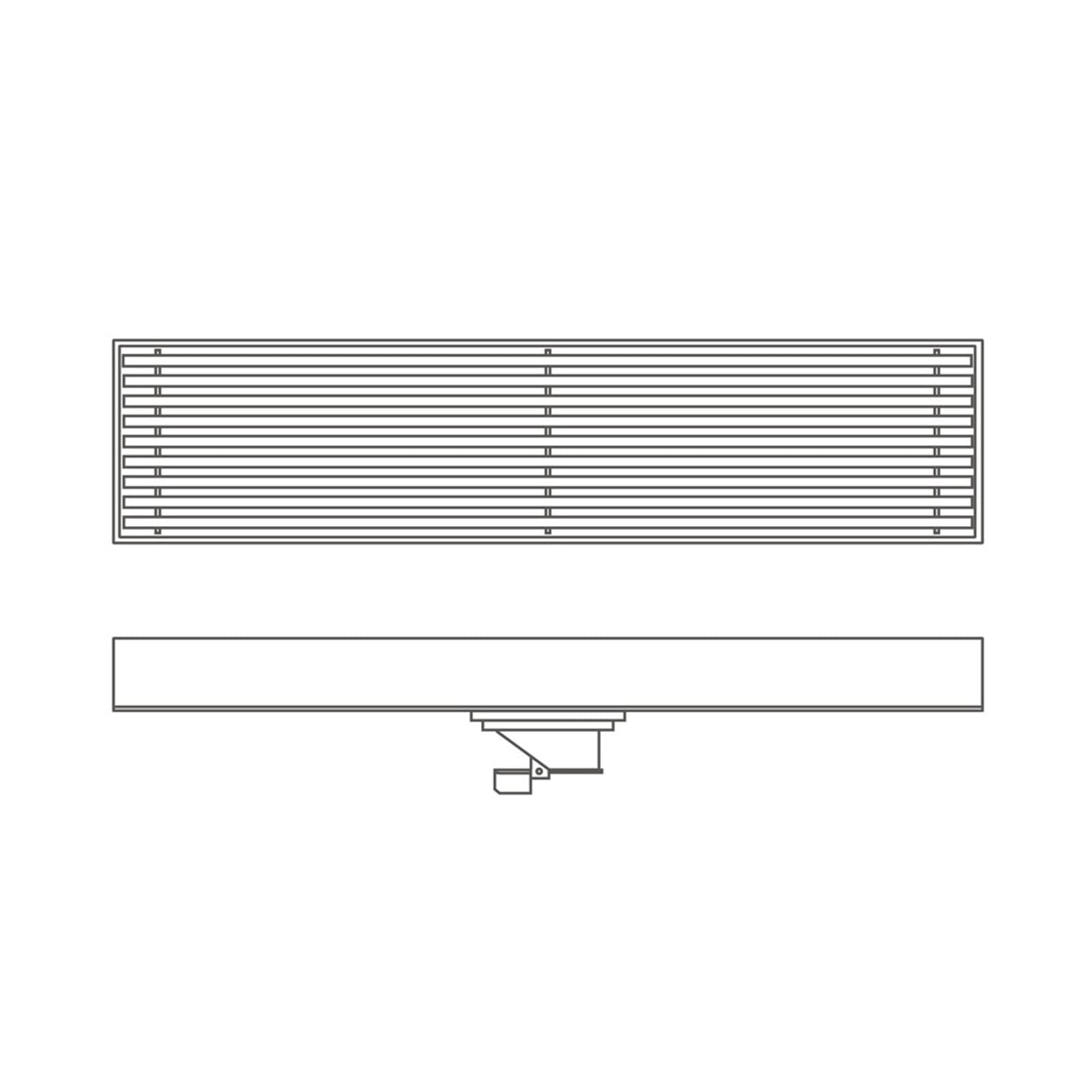 Desagüe De Suelo Lineal Desagüe De Suelo De Ducha Rectangular De Acero Inoxidable Anti Obstrucción Anti Olor para Cocina, Baño, Garaje Y Sótano