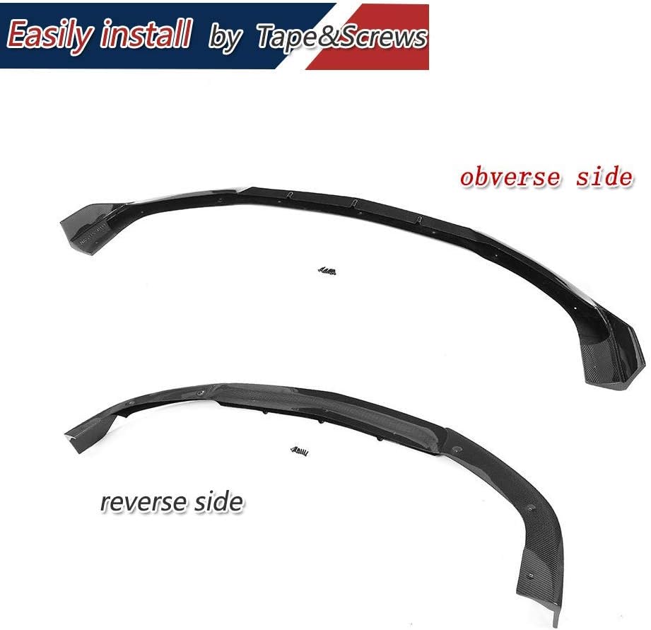 W218 Carbon Fiber Bumper Lip fits for Mercedes Benz CLS Class W218 CLS63 AMG S Sedan 2015-2018 Front Chin Lip Spoiler Splitter Factory Outlet (Carbon Fiber)