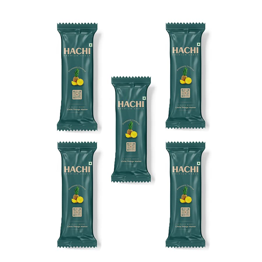 Hachi With Love Premium Pineapple Coconut Granola Pouch (Pack Of 5)
