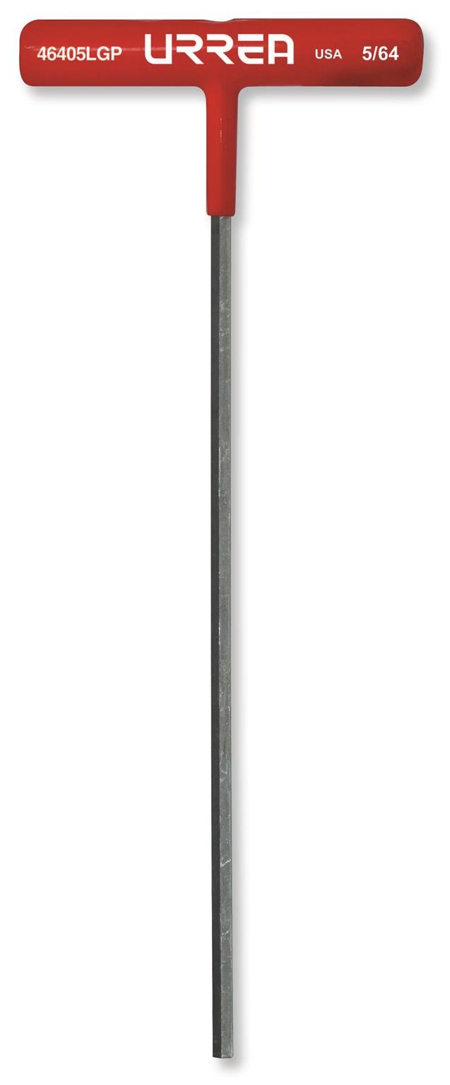 Urrea 46405LGP Hex Key T- Handle 9-Inch Long 5/64-Inch Wrench