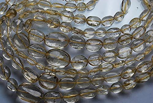 Scapolite jaune naturelle pierres rares en perles nuggets de 16-5mm pour collier de perles DIY