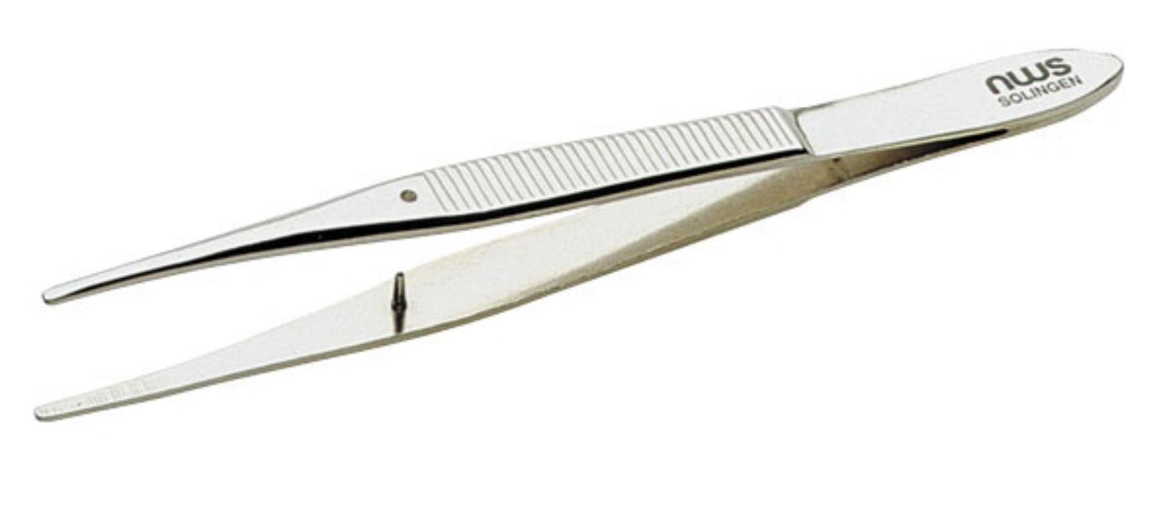 NWS 027F-120 - Pinzas precisión puntas alfiler, Schwarz