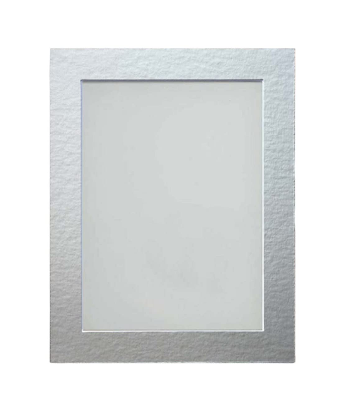 Frame Company Watson Rustic Picture Photo Frame fitted with Perspex, 24x20 inch with Silver Mount for image size 20x16 inch