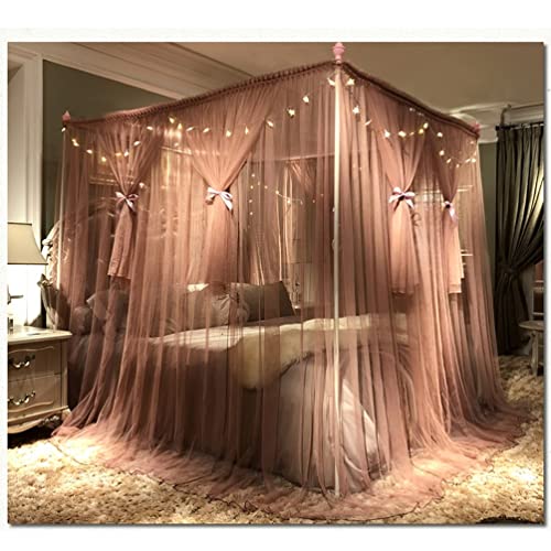 Moustiquaire de lit 4 coins pour stopper les insectes sur lit 200x220 - 3