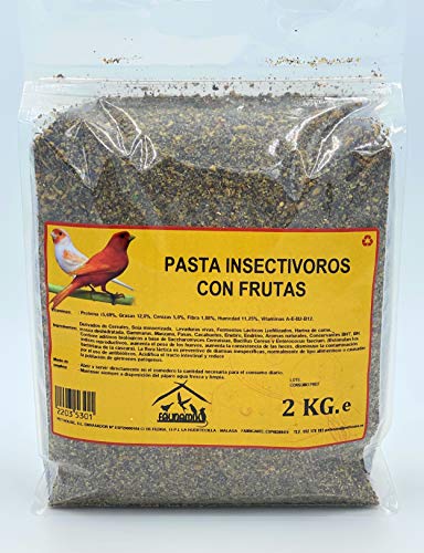 Faunamix Pasta insectívoros con Frutas, gambas y enebro (2 kg) Cover