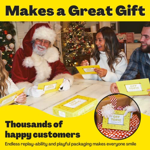 Image of OFF TOPIC Party Game for Adults - Fun Adult Board Games for Groups of 2-8 Players - Hilarious Game Night Card Game for Friends, Family & More