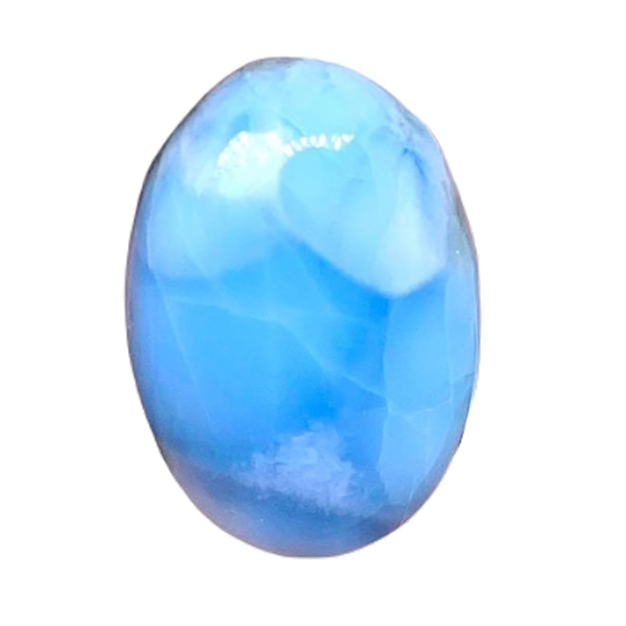Larimar cabochon authentique 25x17mm pour eviter fausses pierres