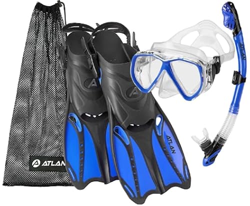 Storm Adult Snorkeling Set - Blue - Large/XLarge