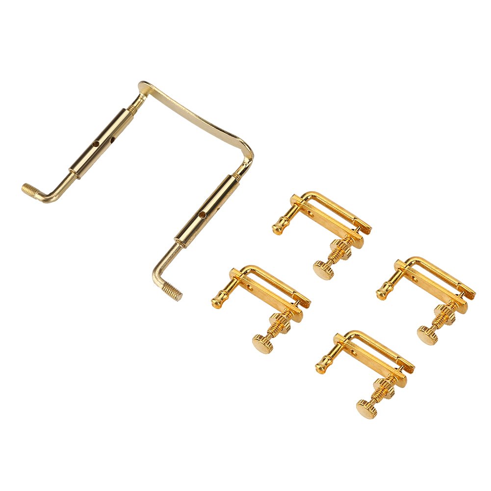1 Set 4/4 Kit D'accessoires pour Violon en Palissandre avec Repose Menton pour Violon,Accessoires De Jeu