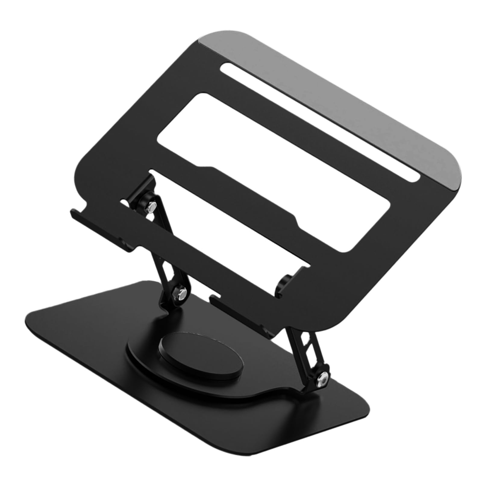 Maxtonser Adjustable Laptop Stand with 360 Degree Rotatable Base Foldable Laptop Holder for Desk Ergonomic Computer Notebook