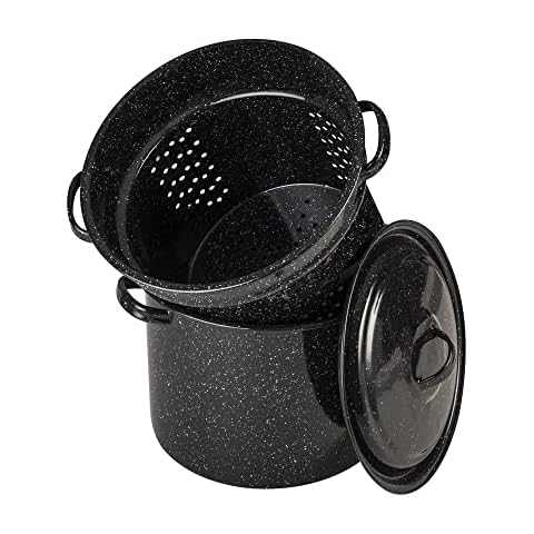 Granite Ware Mehrzwecktopf aus Emaille auf Stahl Cover
